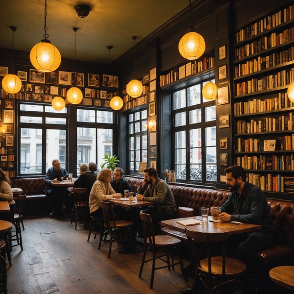 Comment la culture des cafés littéraires a-t-elle évolué au fil des décennies ?