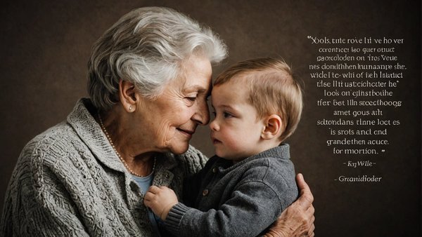 Des mots d'amour d'une mamie pour son petit-fils